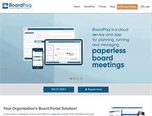 Tablet Screenshot of boardpaq.com